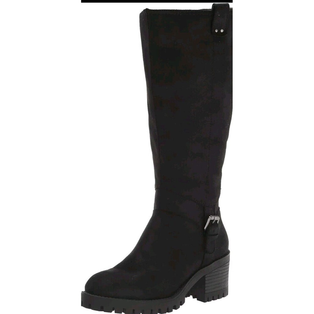 Bella Vita Women's Lorielle Riding Boots Sz 9WW Plus Wide Calf Suede Black New - Picture 5 of 9